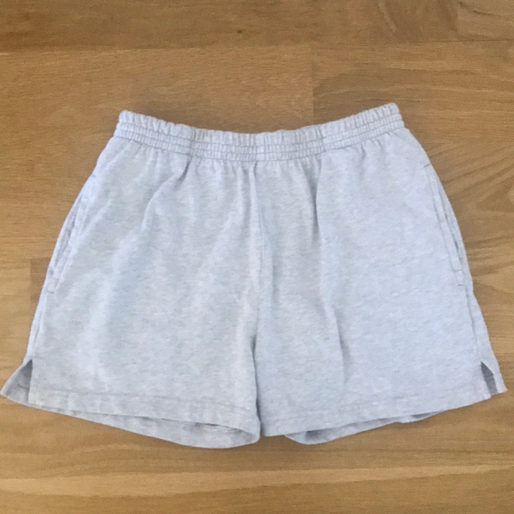 Brandy Melville Grey Rosa Sweatshorts